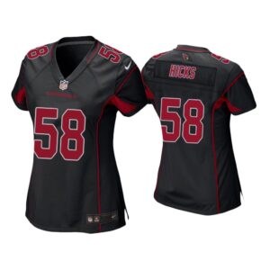 Women Jordan Hicks Arizona Cardinals Black Alternate Game Jersey