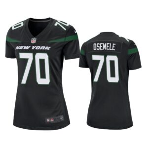 Women Kelechi Osemele #70 New York Jets Black Game Jersey