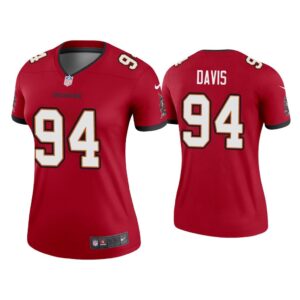 Women Khalil Davis Tampa Bay Buccaneers Red Legend Jersey