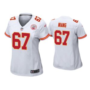 Women Lucas Niang Kansas City Chiefs White Game Jersey