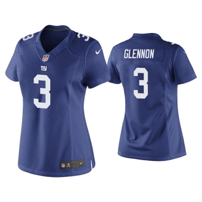 Women Mike Glennon New York Giants Royal Game Jersey