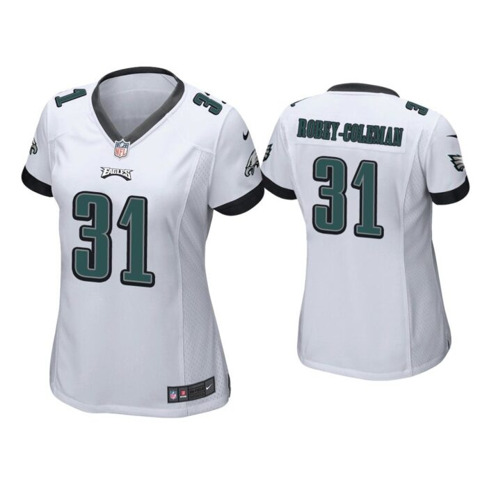 Women Nickell Robey-Coleman Philadelphia Eagles White Game Jersey