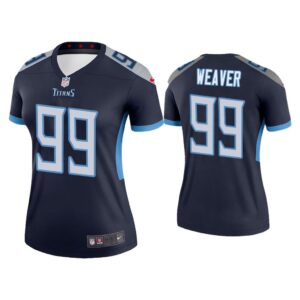 Women Rashad Weaver Tennessee Titans Navy Legend Jersey