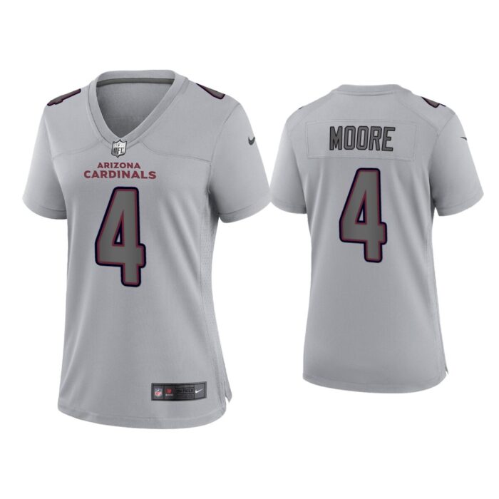 Women Rondale Moore Arizona Cardinals Gray Atmosphere Fashion Game Jersey