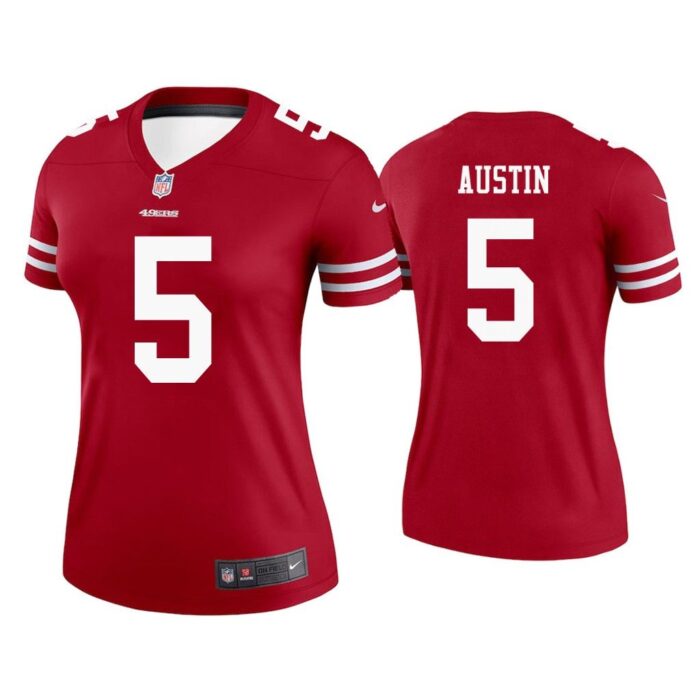 Women Tavon Austin San Francisco 49ers Scarlet Legend Jersey