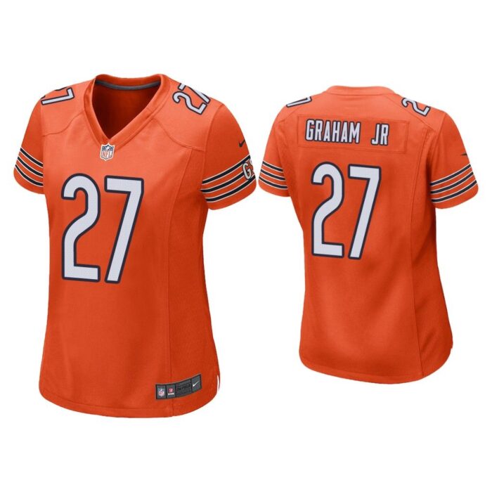 Women Thomas Graham Jr. Chicago Bears Orange Alternate Game Jersey