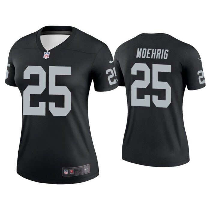 Women Trevon Moehrig Las Vegas Raiders Black Legend Jersey