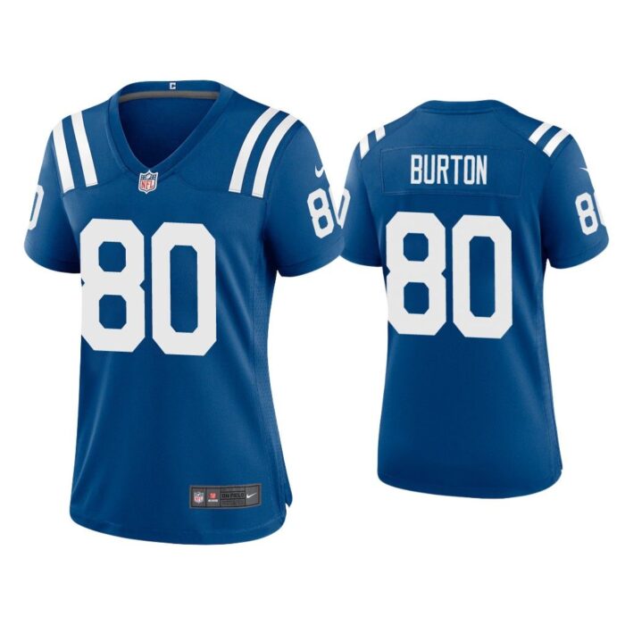 Women Trey Burton Indianapolis Colts Royal Game Jersey