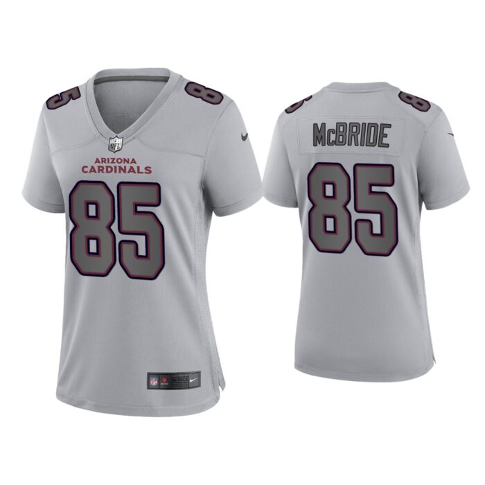 Women Trey McBride Arizona Cardinals Gray Atmosphere Fashion Game Jersey