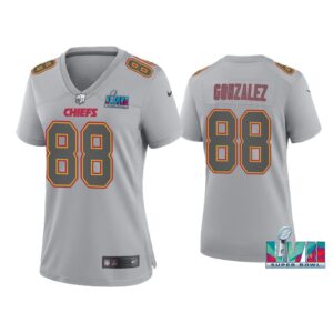 Women'S Tony Gonzalez Kansas City Chiefs Super Bowl LVII Gray Atmosphere Jersey