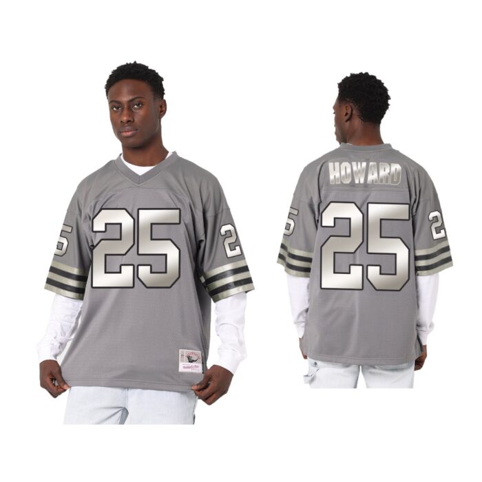 Xavien Howard Miami Dolphins Charcoal Throwback Metal Works Jersey