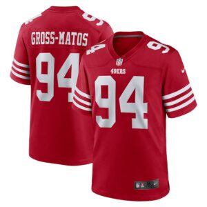 Yetur Gross-Matos San Francisco 49ers Team Game Jersey - Scarlet