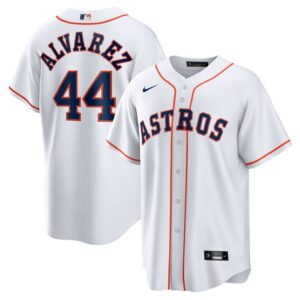 Yordan Alvarez Houston Astros Home Replica Player Jersey - White