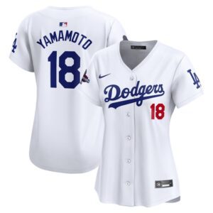 Yoshinobu Yamamoto Los Angeles Dodgers Women 2024 World Series Champions Home Limited Player Jersey - White