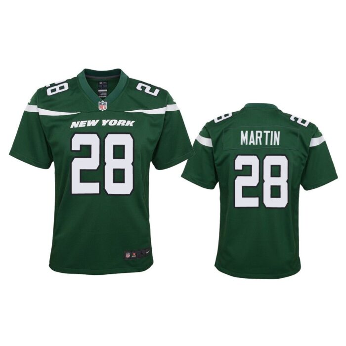 Youth 2019 Curtis Martin #28 New York Jets Green Game Jersey