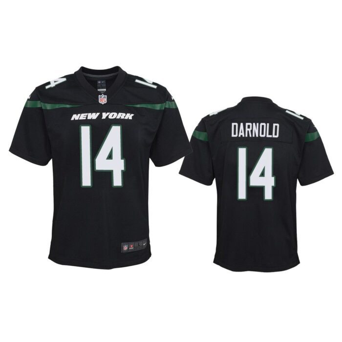 Youth 2019 Sam Darnold #14 New York Jets Black Game Jersey