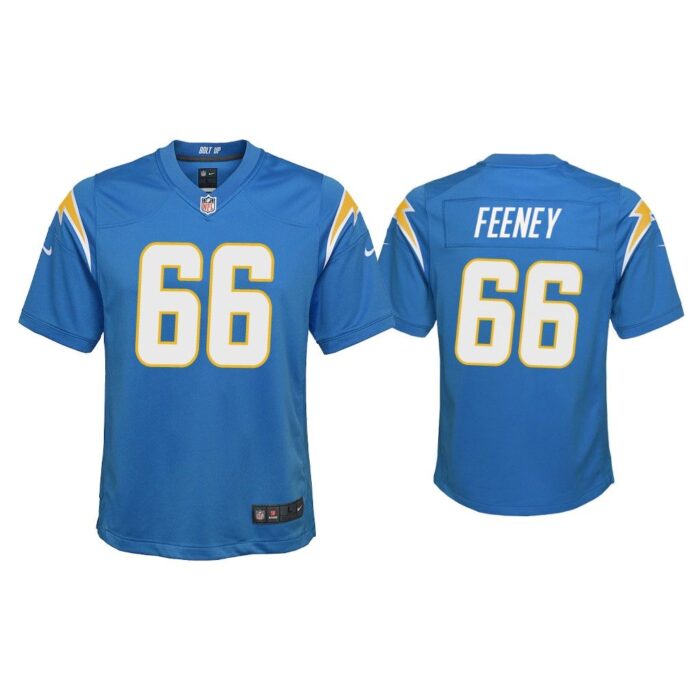 Youth 2020 Dan Feeney Los Angeles Chargers Powder Blue Game Jersey