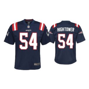 Youth 2020 Dont'a Hightower New England Patriots Navy Game Jersey