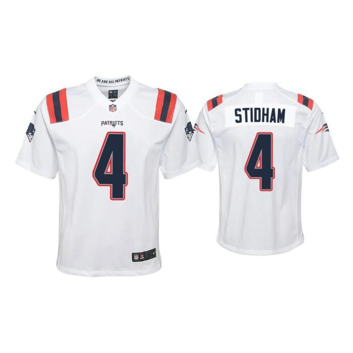 Youth 2020 Jarrett Stidham New England Patriots White Game Jersey