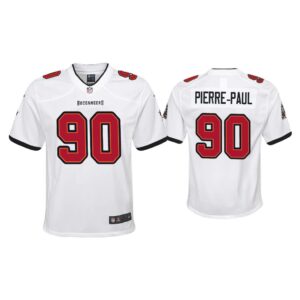 Youth 2020 Jason Pierre-Paul Tampa Bay Buccaneers White Game Jersey