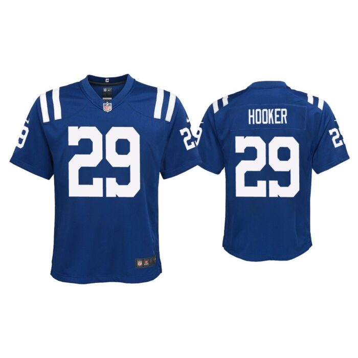 Youth 2020 Malik Hooker Indianapolis Colts Royal Game Jersey