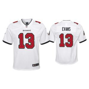 Youth 2020 Mike Evans Tampa Bay Buccaneers White Game Jersey