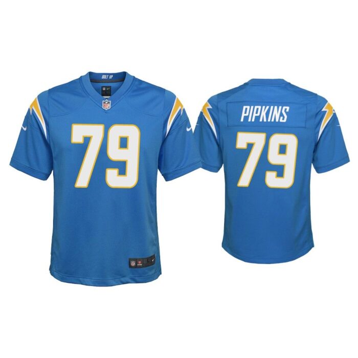 Youth 2020 Trey Pipkins Los Angeles Chargers Powder Blue Game Jersey