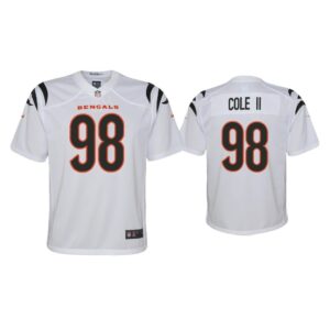 Youth 2021 D.J. Reader Cincinnati Bengals White Game Jersey