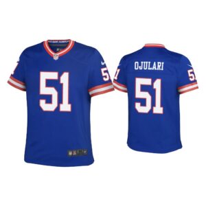 Youth Azeez Ojulari New York Giants Royal Classic Game Jersey