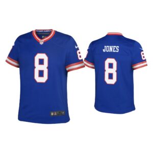 Youth Daniel Jones New York Giants Royal Classic Game Jersey