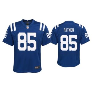 Youth Dezmon Patmon Indianapolis Colts Royal Game Jersey