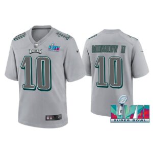 Youth Gardner Minshew Ii Philadelphia Eagles Super Bowl LVII Gray Atmosphere Jersey