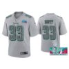 Youth Josiah Scott Philadelphia Eagles Super Bowl LVII Gray Atmosphere Jersey