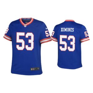 Youth Oshane Ximines New York Giants Royal Classic Game Jersey