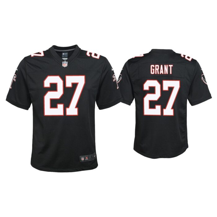 Youth Richie Grant Atlanta Falcons Black Throwback Game Jersey