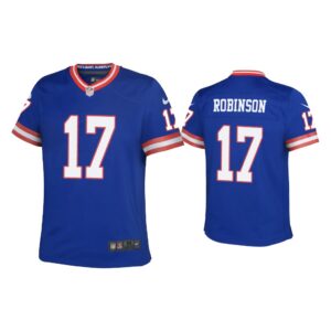 Youth Wan'Dale Robinson New York Giants Royal Classic Game Jersey