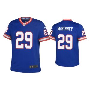 Youth Xavier McKinney New York Giants Royal Classic Game Jersey