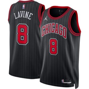 Zach LaVine Chicago Bulls Unisex Swingman Jersey - Statement Edition - Black