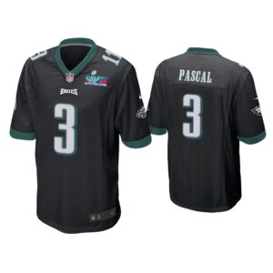 Zach Pascal Philadelphia Eagles Super Bowl LVII Black Game Jersey