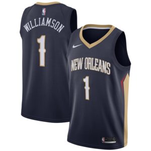 Zion Williamson New Orleans Pelicans 2019 NBA Draft First Round Pick Swingman Jersey Navy - Icon Edition