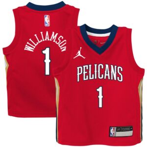 Zion Williamson New Orleans Pelicans Toddler 2020/21 Jersey - Red - Statement Edition