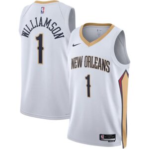 Zion Williamson New Orleans Pelicans Unisex Swingman Jersey - Association Edition - White