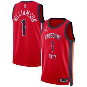 Zion Williamson New Orleans Pelicans Unisex Swingman Jersey - Statement Edition - Red