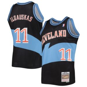 Zydrunas Ilgauskas Cleveland Cavaliers Hardwood Classics Swingman Jersey - Black