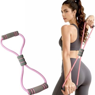 Multifunction Pedal Resistance Band, 4-Tube Elastic Pull Rope For Home Yoga, Leg Exercise, Sit-Up Assistant, Full Body Stretching & Strength Training Fitness Tension Rope 13 1b47978b 1e84 43b4 8220 7dce43b662a4