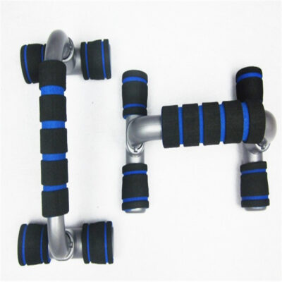 H-shaped Push-up Stand Sponge Hand Grip ABS Fitness Chest Training Grip Bar Fitness Exercise Trainer 3 7461845390969