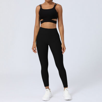 Yoga Clothes Sports Underwear Shaping Fitness Belly Contracting Running Two-piece Suit 4 a33189af 103b 469b b9cf 4baf0b9e7755